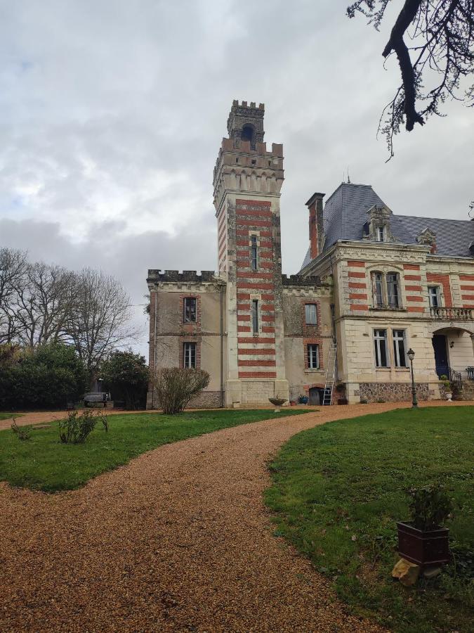 La Tour Carree D'Un Chateau Auzouer-en-Touraine Dış mekan fotoğraf